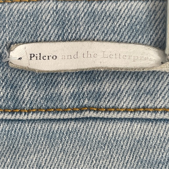 Pilcro Embroidered Jeans Sz 27 Gently Loved - Picture 4 of 7